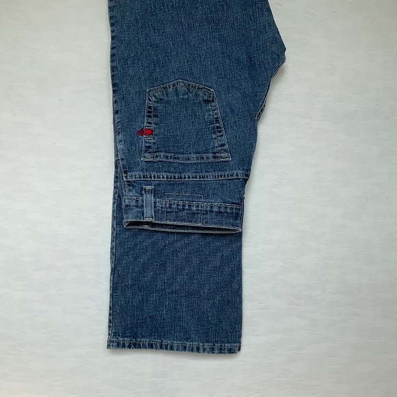 Point Zero Men’s Denim Jeans Stretch Cotton Straight Leg Zipper Fly 33 x 33.5” - Picture 10 of 10